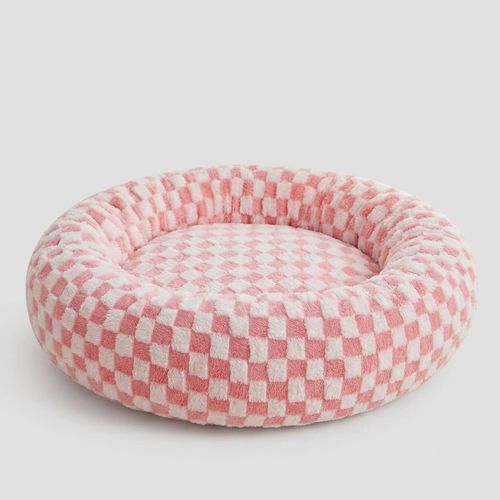 BFPETHOME pink donut calming dog bed for small dogs